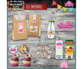 Kit Imprimible Candy Bar Princesas Disney El Mas Completo