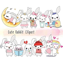 Cliparts Imagenes Png Cute Rabbit Conejo Conejito