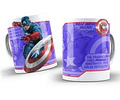 Kit Diseños Plantillas Tazas Super Héroes Sublimación 