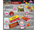 Kit Imprimible Candy Bar Princesas Disney El Mas Completo