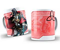 Kit Diseños Plantillas Tazas Super Héroes Sublimación 