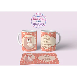 Diseños Plantillas P/ Tazas Día De La Madre Sublimación M12