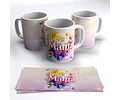 Diseños Plantillas Para Tazas Día De La Madre Sublimación M4