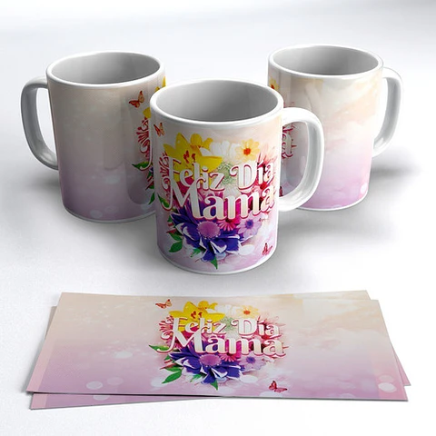Diseños Plantillas Para Tazas Día De La Madre Sublimación M4