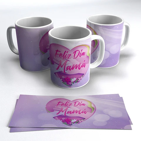 Diseños Plantillas Para Tazas Día De La Madre Sublimación M4
