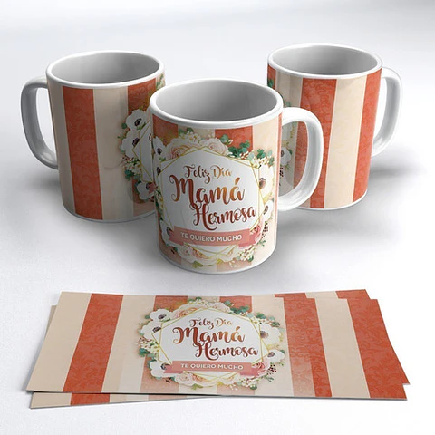 Diseños Plantillas Para Tazas Día De La Madre Sublimación M4