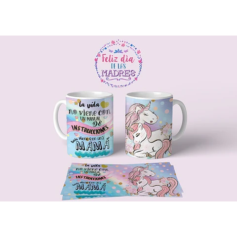 Diseños Plantillas P/ Tazas Día De La Madre Sublimación M12