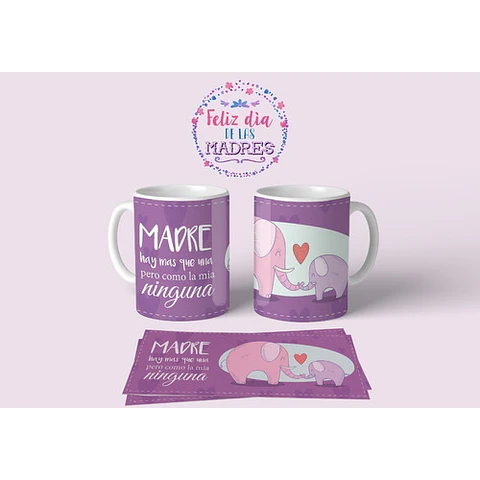 Diseños Plantillas P/ Tazas Día De La Madre Sublimación M12