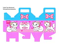 Kit Imprimible Candy Bar Gatita Marie + Super Pack Regalos