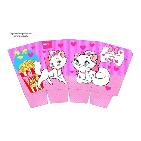 Kit Imprimible Candy Bar Gatita Marie + Super Pack Regalos