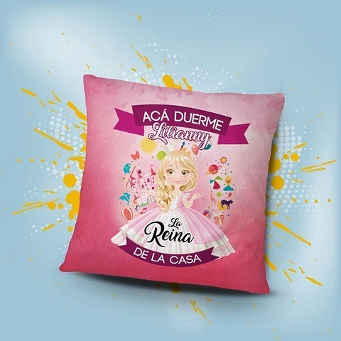 Plantillas Familia Almohadas Sublimación Psd