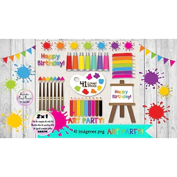 Cliparts Art Party Png Fiesta Del Arte 
