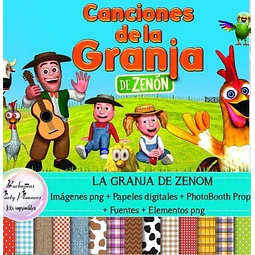 La Granja De Zenon Papeles Fondos Imagenes Png Fuentes Props