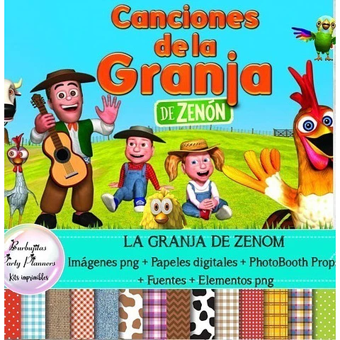 La Granja De Zenon Papeles Fondos Imagenes Png Fuentes Props