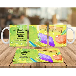 Plantillas Sublimación Tazas - Día Del Maestro #4