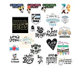 1700 Vectores Frases: Vinilos Sublimacion Tazas Plotter