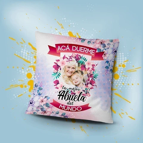 Plantillas Familia Almohadas Sublimación Psd