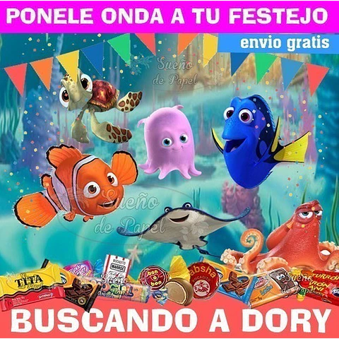Kit Imprimible Buscando A Dory Nemo Editable
