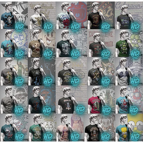 Pack + 40000 Vectores Premium De Remeras Sublimar Serigrafía