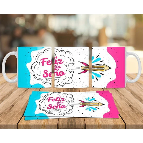 Plantillas Sublimación Tazas - Día Del Maestro #4