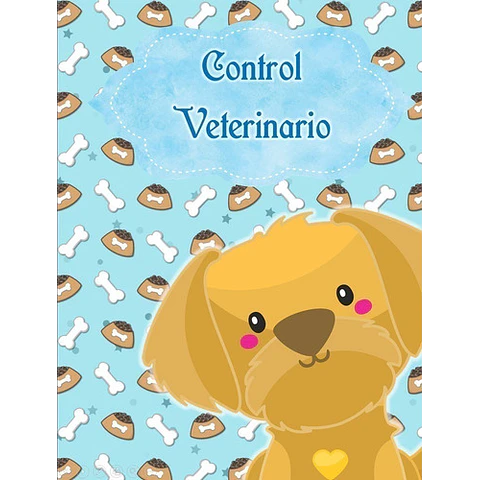 Kit Imprimible 5 Libretas Control Veterinario Mascotas / Ppt