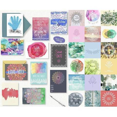 20000 Diseños Frases Doodles Plantillas Mandalas Hand Drawn 