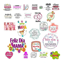 80 Vectores Frases Día De La Madre Vinilos Sublimacion Tazas