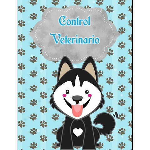 Kit Imprimible 5 Libretas Control Veterinario Mascotas / Ppt