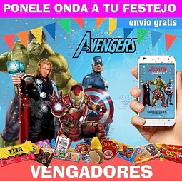Kit Imprimible Vengadores Avengers Editable
