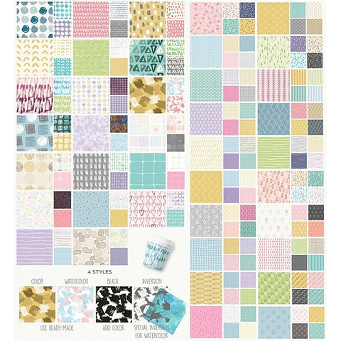 Patterns Vectorizados Megapack - Patrones En Vectores & Png 