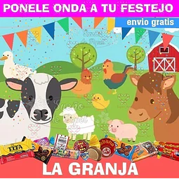 Kit Imprimible La Granja Animalitos Editable