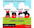 Kit Imprimible 4 Abecedarios De Mickey Y Minnie Ver Promo
