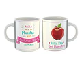 Pack + 60 Plantillas Sublimación Tazas - Día Del Maestro