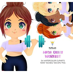 Cliparts Imagenes Png Niñas Haciendo Gym M32
