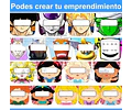 Kit Imprimible Mascaras Infantiles Protectores Faciales