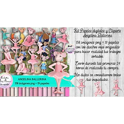 Papeles Fondos Y Cliparts Imagenes Png Angelina Ballerina