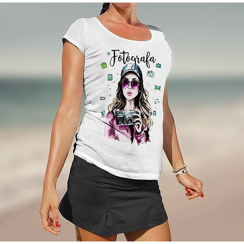 Plantillas Sublimación Remeras - Profesiones Mujer
