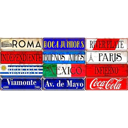 Plantillas Carteles Para Sublimar Chapas Vintage