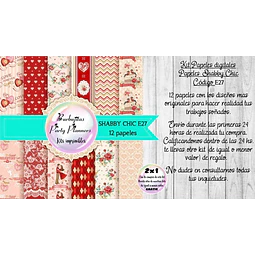 Papeles Digitales Fondos Rojo Rosa E27