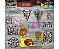 Kit Imprimible Candy Bar Mickey Aventura Sobre Ruedas Full