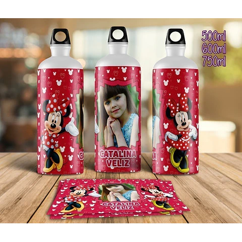 Plantillas Sublimación Botellas Termos - Diseños Infantiles