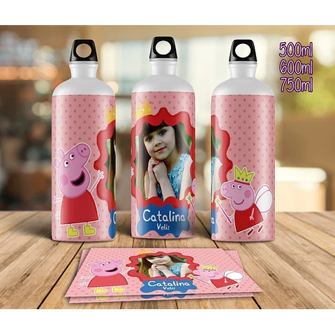 Plantillas Sublimación Botellas Termos - Diseños Infantiles