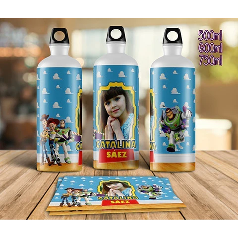 Plantillas Sublimación Botellas Termos - Diseños Infantiles