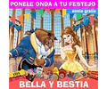 Kit Imprimible La Bella Y La Bestia Editable