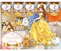 Kit Imprimible La Bella Y La Bestia Editable