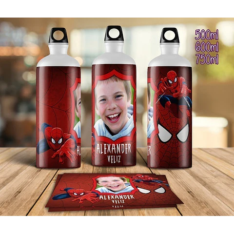 Plantillas Sublimación Botellas Termos - Diseños Infantiles
