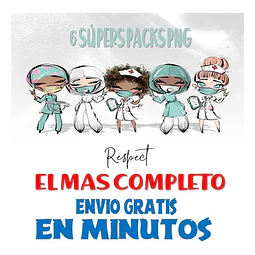 Pack Imágenes Clipart Enfermera Doctora