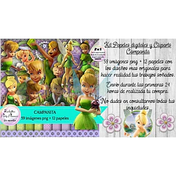 Papeles Fondos Y Cliparts Imagenes Png Campanita Tinkerbell