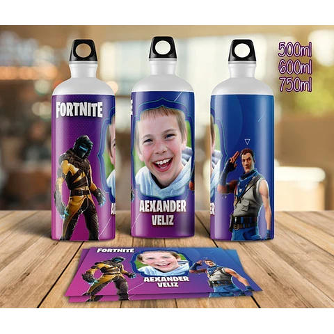 Plantillas Sublimación Botellas Termos - Diseños Infantiles