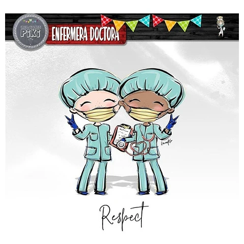 Pack Imágenes Clipart Enfermera Doctora